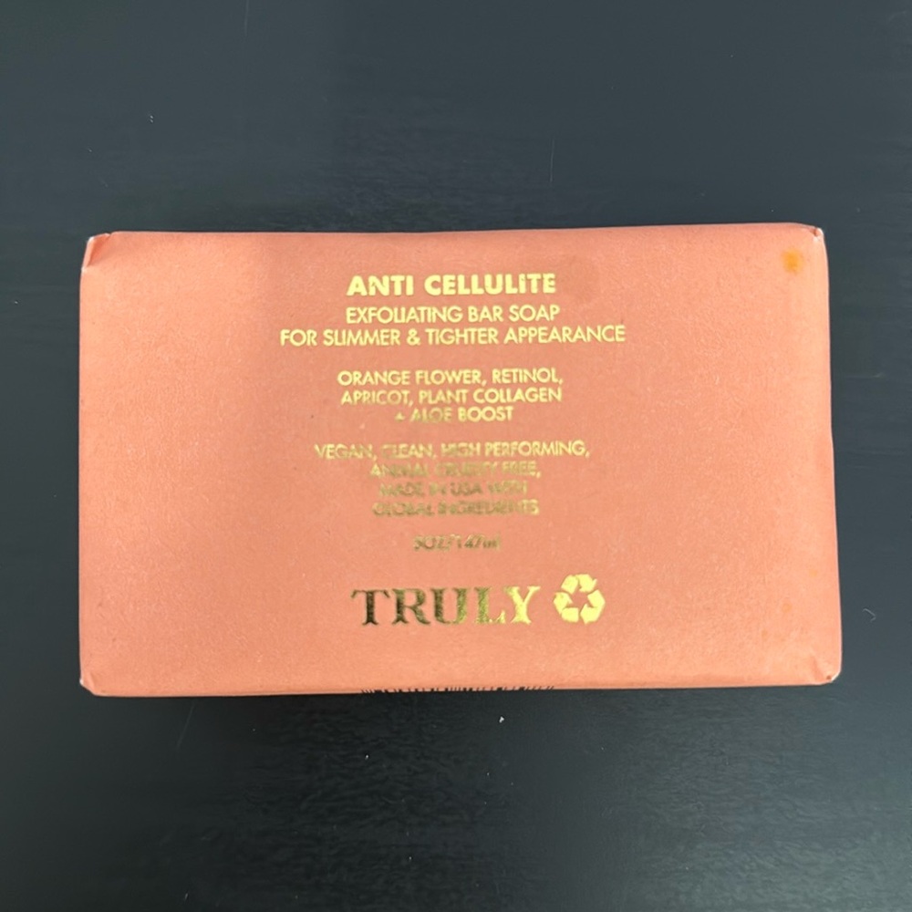 NEW Truly Anti Cellulite Exfoliating Bar Soap